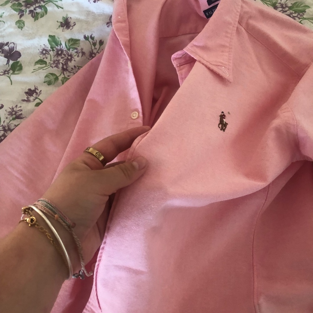 Ralph Lauren Slim-Fit Long-sleeve Oxford Shirt